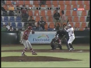 HomeRun de Iker Franco de Tigres de Quintana Roo 08-05-2014