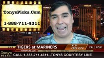 Seattle Mariners vs. Detroit Tigers Pick Prediction MLB Odds Preview 5-31-2014