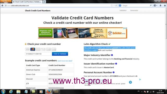 Generateur de carte bancaire 2014 fonctionne 100%