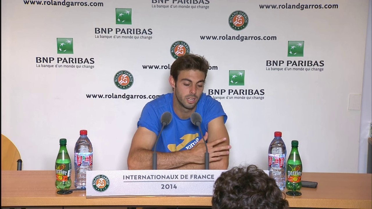 Roland Garros - Granollers, tras ganar a Klizan