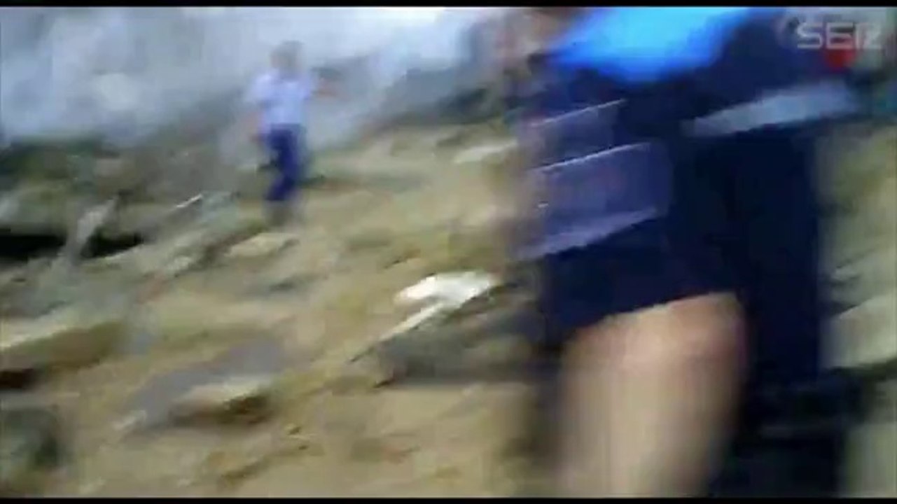 Premières images amateurs après l'accident de train en Espagne