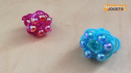 Rainbow Loom bague Starburst perles