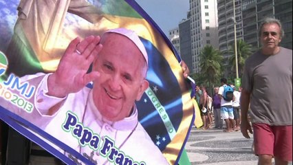 Brésil: Le Pape attendu de pied ferme par les catholiques