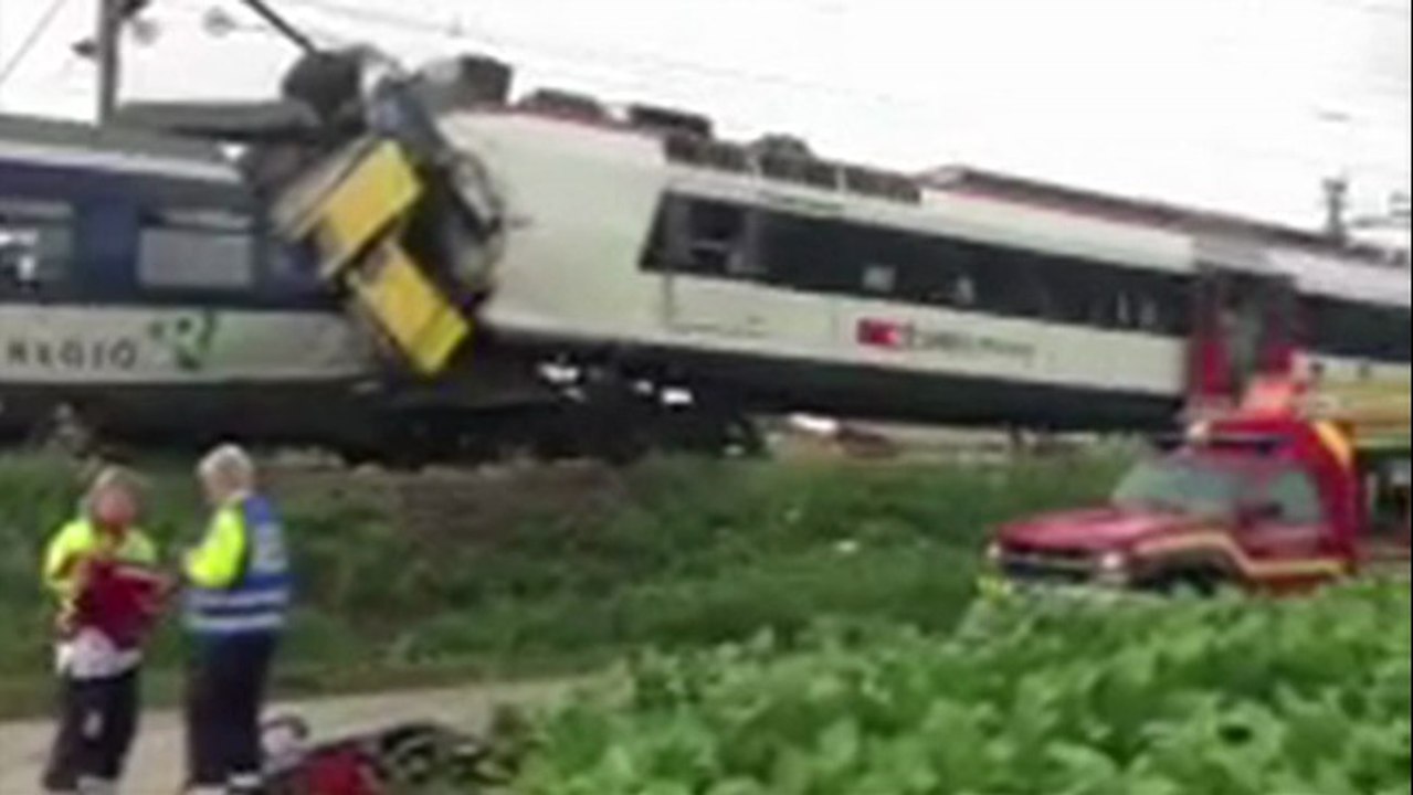 Collision entre deux trains en Suisse