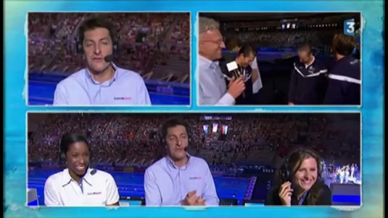 Nelson Monfort annonce en direct la date du mariage de Camille Lacourt et Valérie Bègue