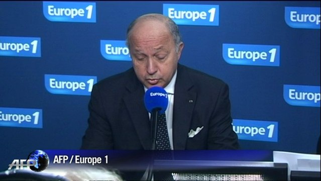 Syrie: La seule option que je n'enviage pas c'est de ne rien faire selon Laurent Fabius