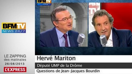 "Le gouvernement prend les français pour des gogos" pour Hervé Mariton