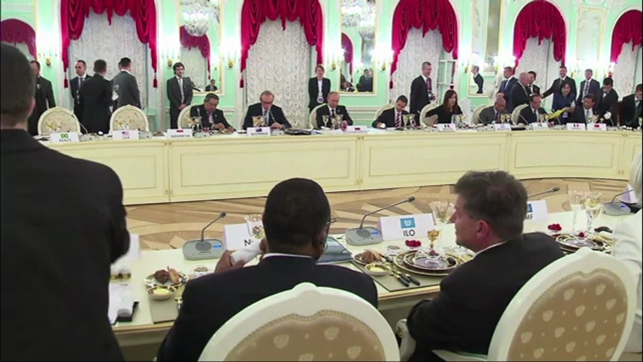 Les leader du G20 à Saint Petersbourg