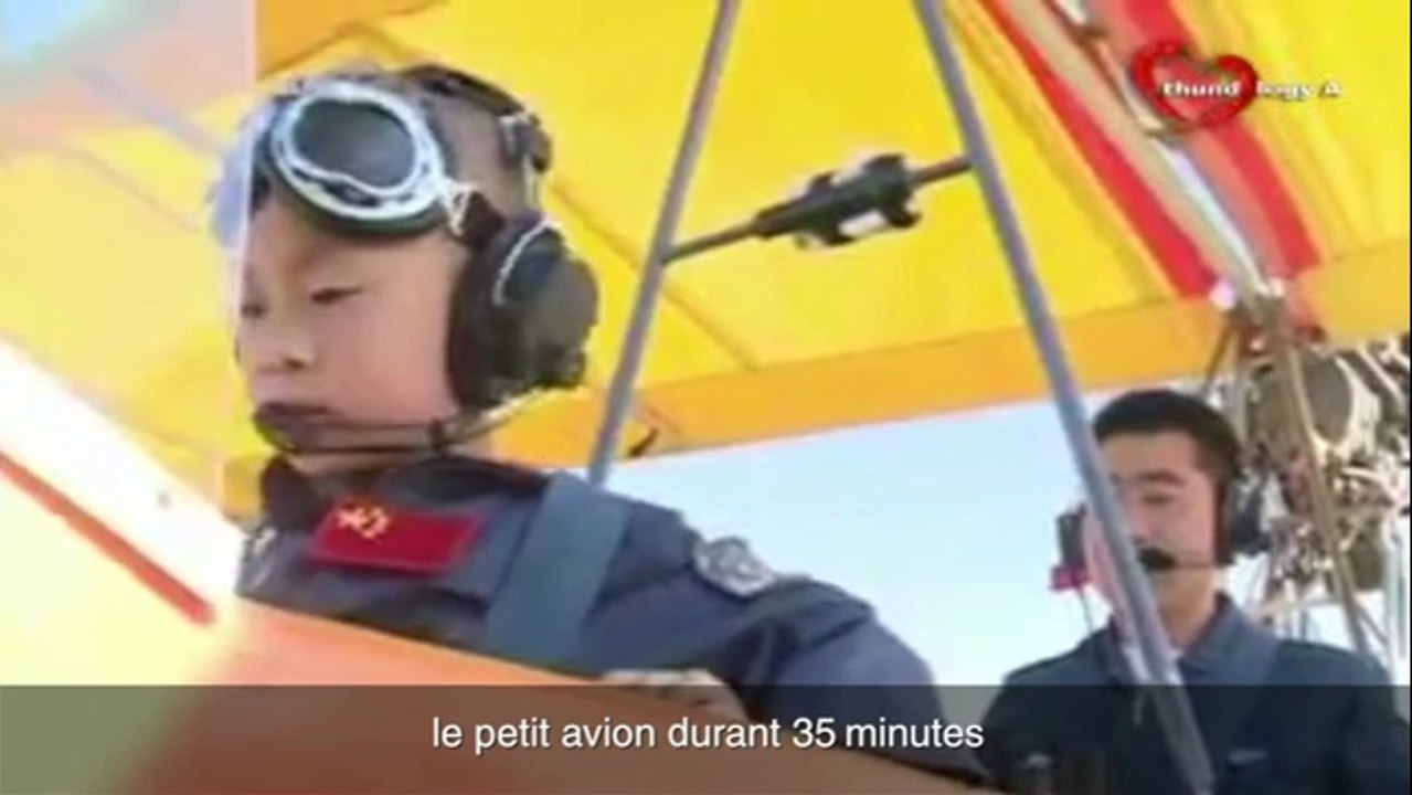 Pilote d'avion à 5 ans