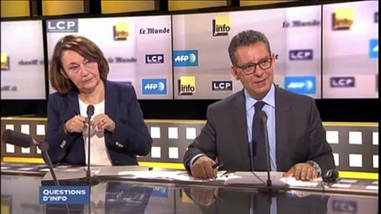 Arnaud Montebourg : "Vous avez un problème avec votre cerveau Madame Fressoz !"