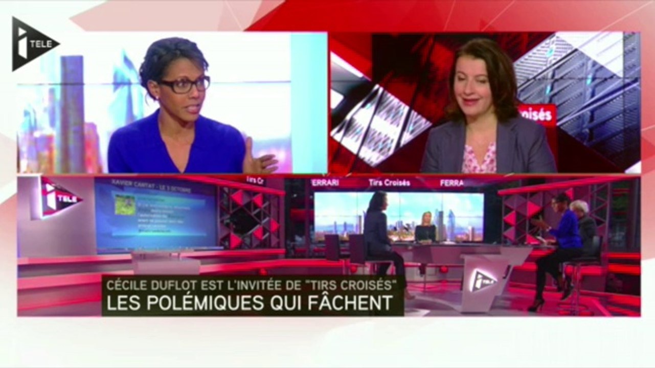 Duflot: "Mme Pulvar, est-ce que je peux vous demander le nom de votre compagnon aujourd'hui?"