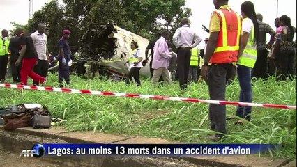 Lagos: au moins 13 morts dans un accident d'avion