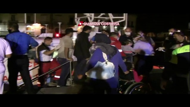 Des réfugiés Syriens et Egyptiens ont débarqués en Sicile