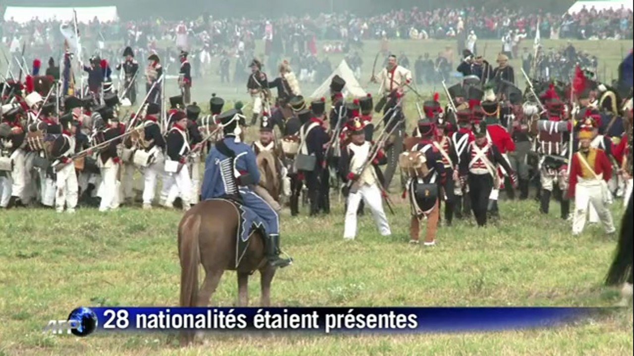 Napoléon: une reconstitution 200 ans après la bataille de Leipzig