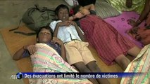 Les images du cyclone Phailin à l'Est de l'Inde