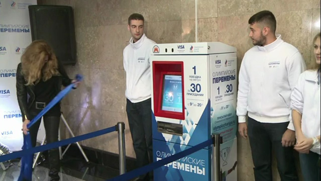 JO de Sotchi: A Moscou, un ticket de métro coût...