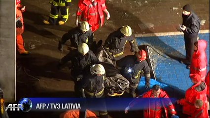 Ecroulement du toit d'un supermarché en Lettonie: Le bilan des morts s'est alourdi
