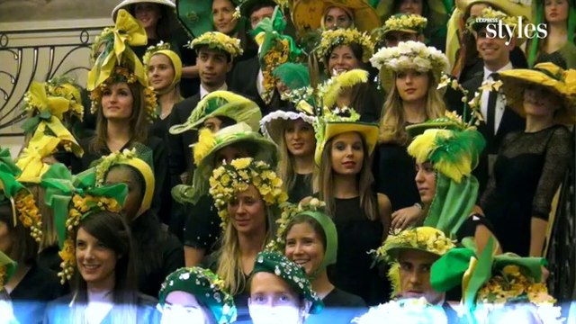 Défilé de chapeaux pour les Catherinettes