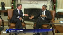 Barack Obama salue les efforts de son homologue colombien Juan Manuel Santos