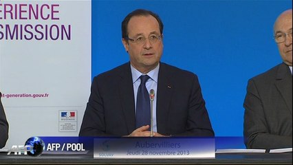 Chômage: "Cela nous prendra tout le temps qui sera nécessaire", selon Hollande