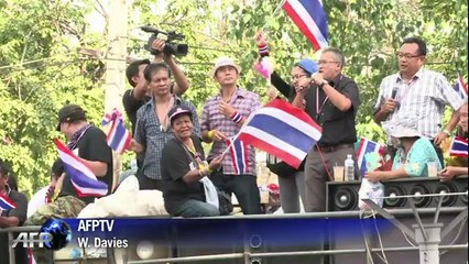 Thaïlande : l’opposition bloque un bâtiment gouvernemental