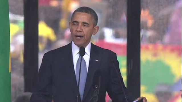 Mandela, un géant de l'histoire pour Obama