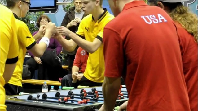 Coupe du monde de baby foot à Nantes: Victoires des Danoises et des Américains
