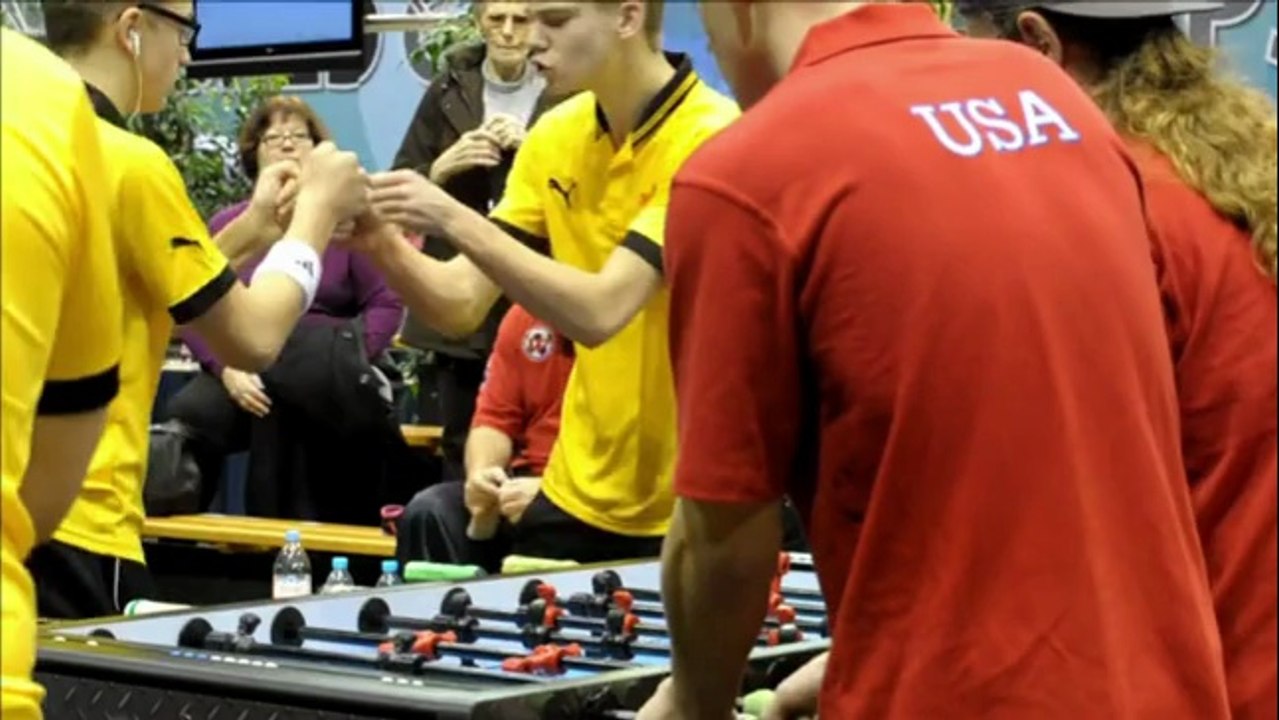 Coupe du monde de baby foot à Nantes: Victoires des Danoises et des Américains