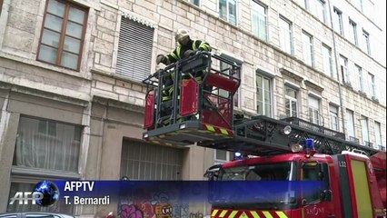 Tempête de Noël: les pompiers mobilisés à Lyon