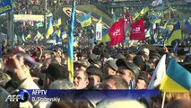 Kiev: Nouveau rassemblement pro-européen