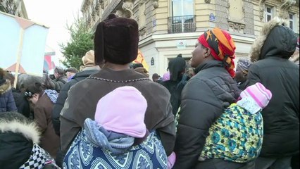 Rassemblement du DAL pour l'arrêt des expulsions des squats