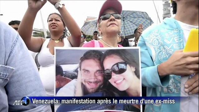 Venezuela: manifestations après l'assassinat d'une ancienne reine de beauté