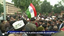 New Delhi: manifestation contre l'action de la police