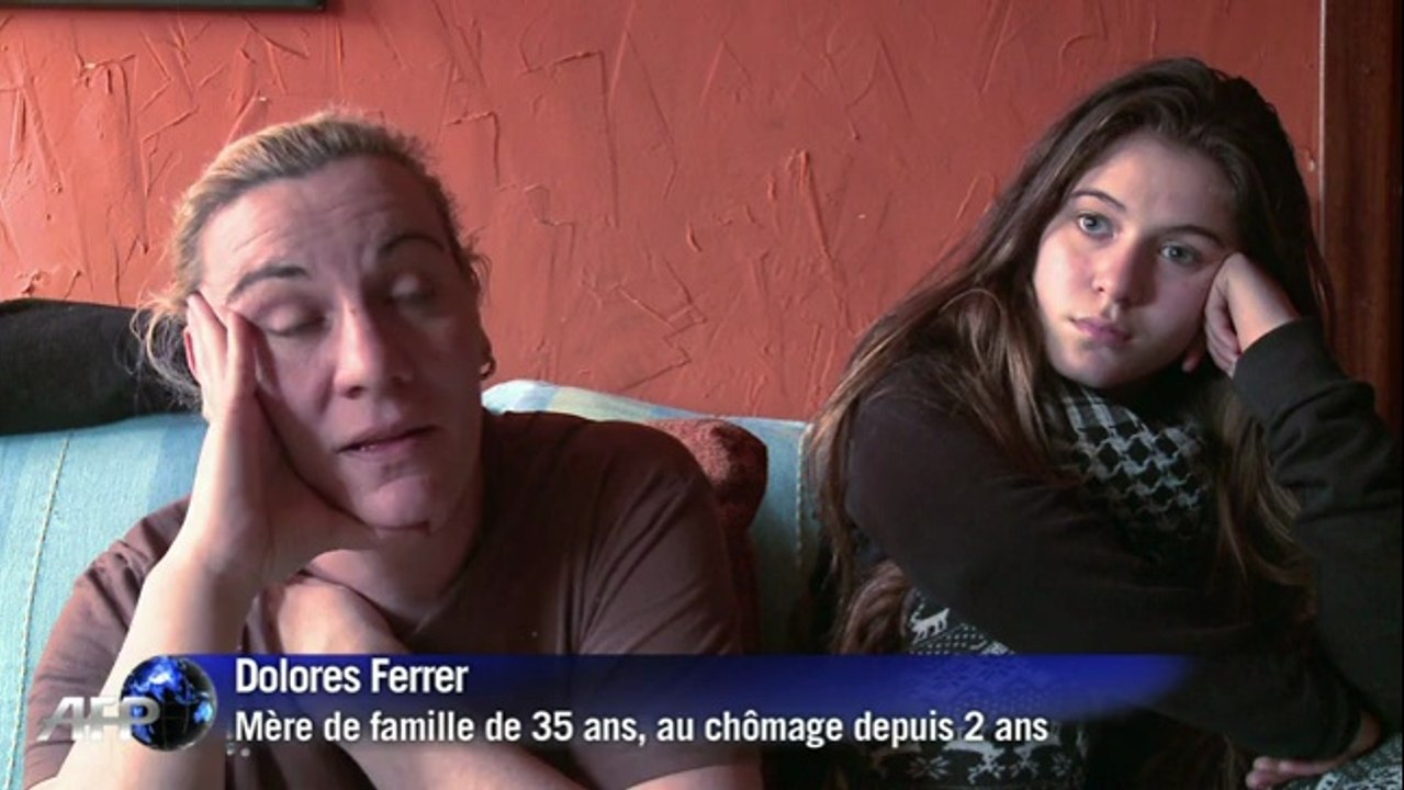 Espagne: sans travail, sans aides, le combat d'une mère