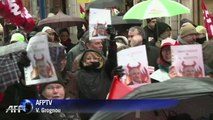 La Redoute: manifestation contre les licenciements à Lille