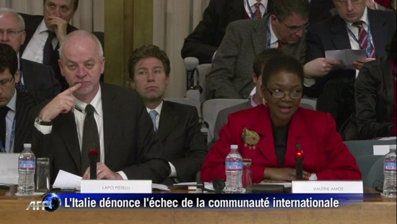 Pour Emma Bonino, la communauté internationale a "largement échoué" sur le plan humanitaire en Syrie