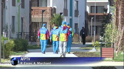 Sotchi: les athlètes prennent leurs marques au sein du village Olympique