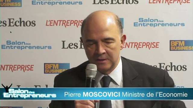 Pierre Moscovici Salon des Entrepreneurs de Paris