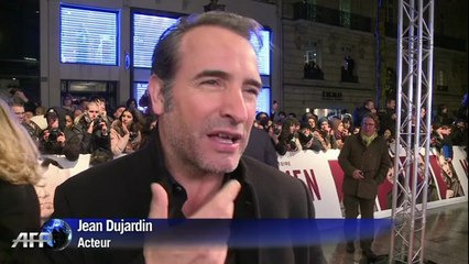 Clooney à Paris pour l'avant-première "Monument Men"