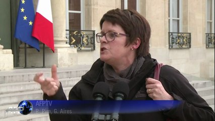 François Hollande a reçu la présidente du syndicat de la magistrature (SM)