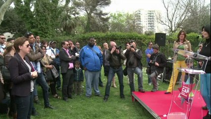 Mennucci en campagne dans les quartiers Nord de Marseille