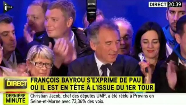 Pau: l'émotion de François Bayrou