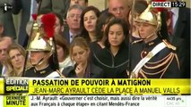 Remaniement: le discours de prise de fonction de Manuel Valls