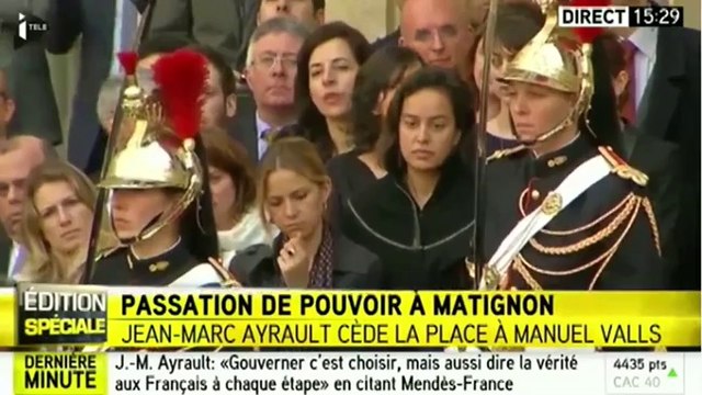 Remaniement: le discours de prise de fonction de Manuel Valls