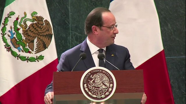 François Hollande: Je veux de meilleures relations entre l'Europe et le Mexique