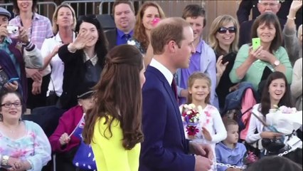 Le Prince William et Kate en visite en Australie