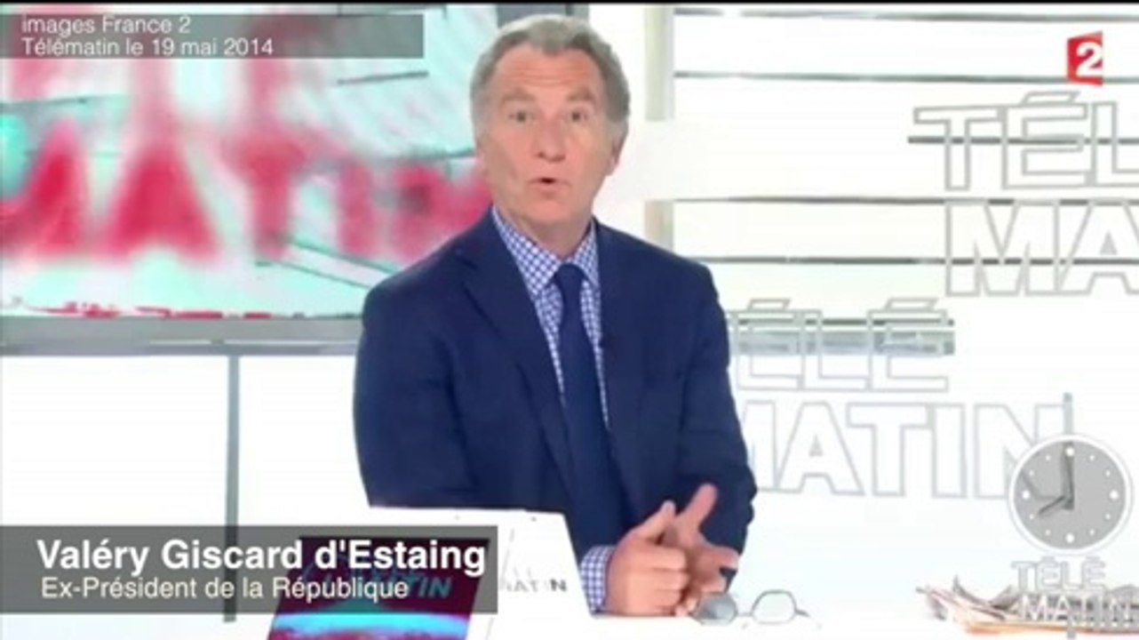 Valéry Giscard d'Estaing vous souhaite une bonne journée