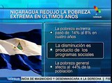 Notable disminución de pobreza extrema en Nicaragua