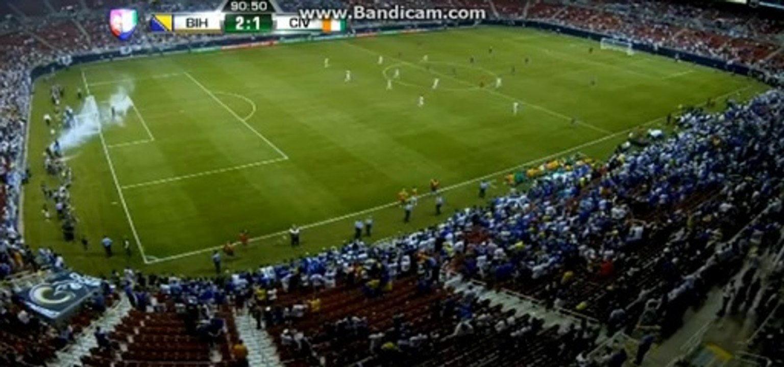WHAT THE F*CK? Drogba missile free kick vs. Bosnia!