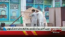 Engraved furniture in swat valley Pakistan Sherin Zada Express News Swat